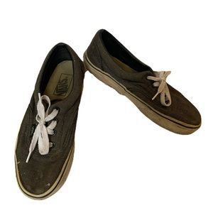 Grey Print Off the Wall Vans